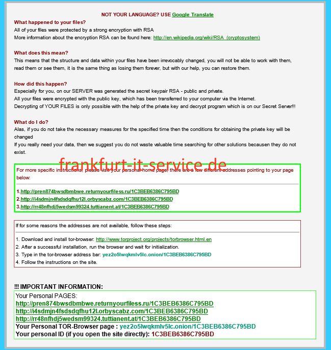 Locky-Virus entfernen | Frankfurt IT Service, Computer ...